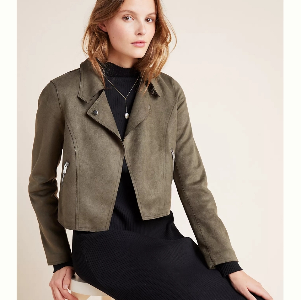 Kelyn Sueded Moto Jacket